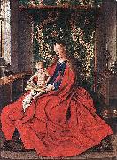 Jan Van Eyck Madonna with the Child Reading Spain oil painting artist